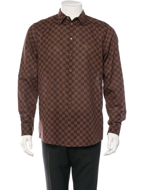 lv button up shirt|louis vuitton lv shirts.